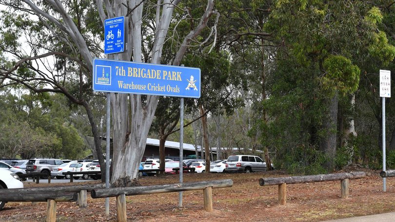 The man suffered critical injuries at the 7th Brigade Park attack, but has since stabilised in hospital. Picture: John Gass