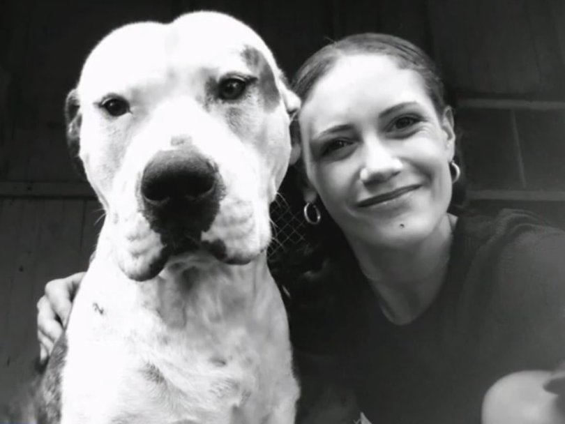 Layla Evans told Nine News her dogs were protective but not aggressive. Picture: 9News