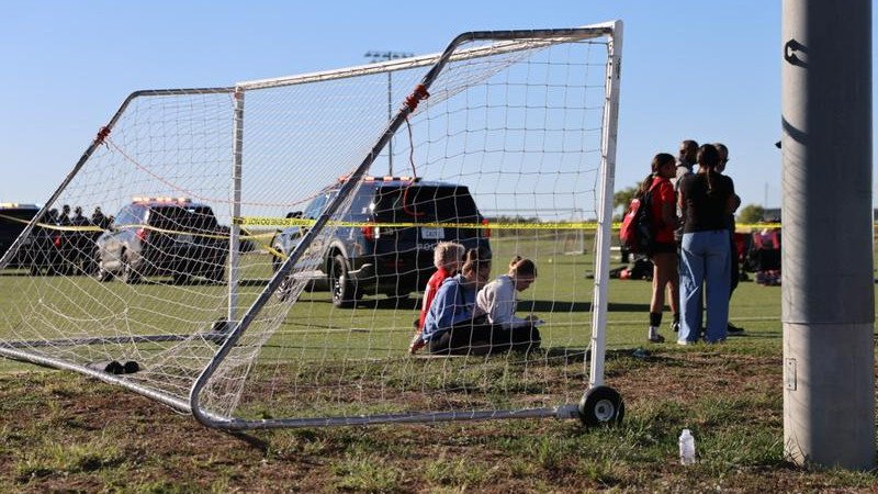 Two people are dead after a truck drove through a soccer field in the US state of Kansas. (AP PHOTO)