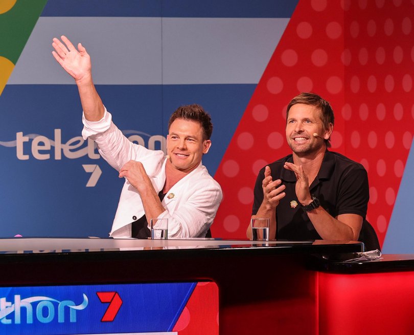 Ben Cousins and Mark LeCras on the panel.