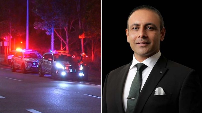 The victim of a dog attack in Brisbane has been identified as a prominent local real estate agent, Ajay Malik.