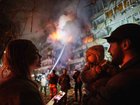 A Russian air strike has killed one person and injured two in Ukraine's capital of Kyiv . (AP PHOTO)