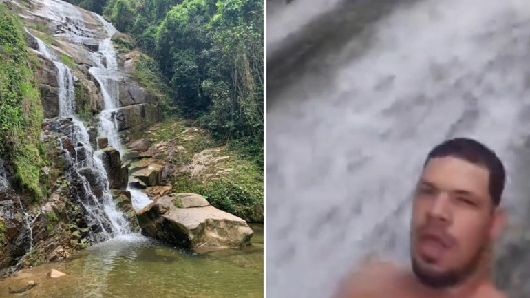 The 32-year-old died after sharing videos from atop the waterfall.