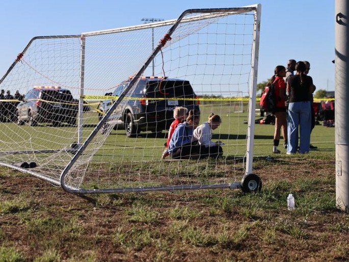 A woman who was behind the wheel of a vehicle when it ploughed into a crowd of people at a junior soccer match has been released by Wichita police.