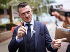 Tommy Robinson will face two harassment charges in a London court. (EPA PHOTO)