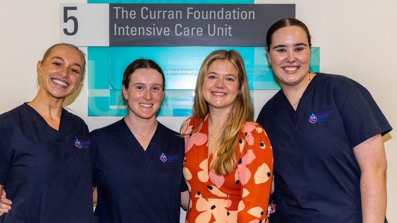 Ms Stewart has now signed on as an ambassador for the St Vincent's Curran Foundations Gift of Care campaign to raise funds for new ICU equipment. Picture: Supplied