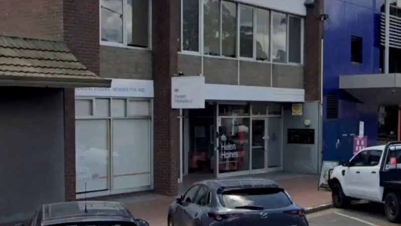 Ms Haines’ electorate office in Wangaratta.