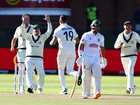 Australia celebrates the dismissal of Marques Ackerman.