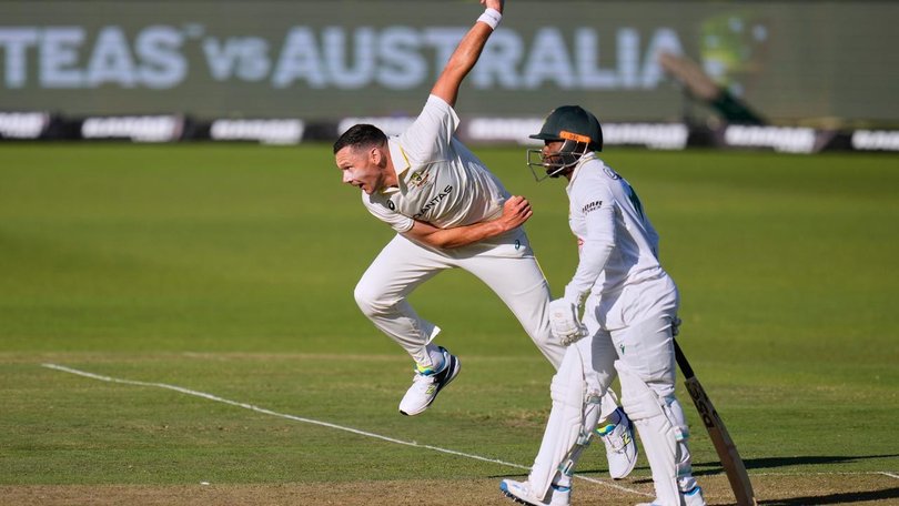 Australia's bowlers, including Scott Boland, have ruled but South Africa are awaiting their turn. (AP PHOTO)