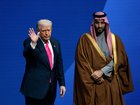  Donald Trump with Mohammed bin Salman.
