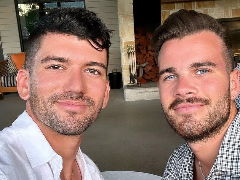 Mr Lamarre-Condon allegedly killed Luke Davies (left) and Jesse Baird (right). Picture: Instagram