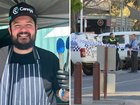 The local barber has revealed how he disarmed the alleged attacker, what he said to keep him calm and the extraordinary actions of another bystander.