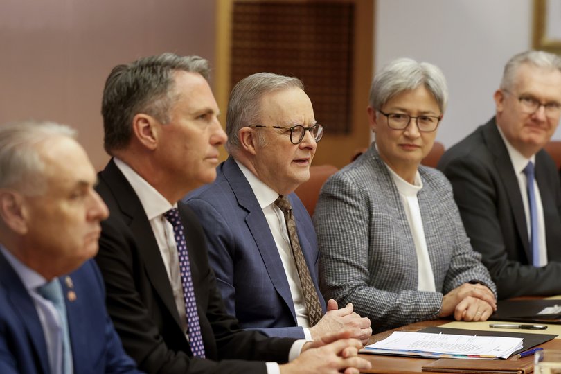 Anthony Albanese and Penny Wong say they support a two-state solution.