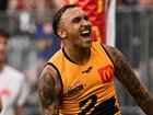 Shai Bolton celebrates