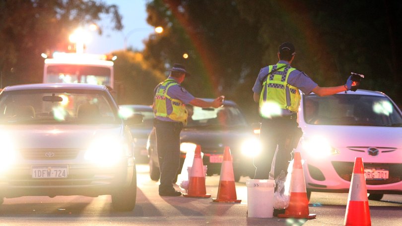 A woman died following a random breath test in Geraldton on Monday night. File image