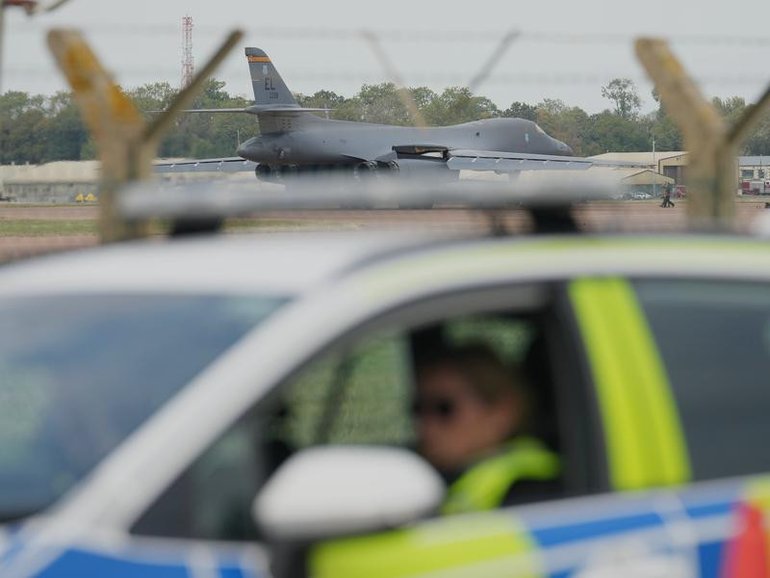Two men held during a probe into a suspected plot near RAF Fairford have been re-arrested