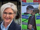 Federal MP Helen Haines suffered lower-leg injuries after being pinned between two cars out the front of her Wangaratta electorate office on Monday.