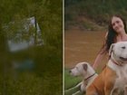 Police and SES crews search bushland in Chermside, where Andy Parker’s body was discovered near the scene of a dog attack involving two dogs owned by Layla Evans.