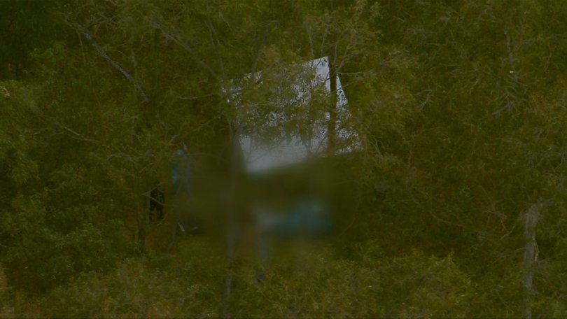 A man’s body was found in bushland near Kittyhawk Drive in Chermside on Sunday, with police investigating the circumstances of his death.