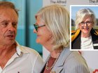 Member for Indi Helen Haines (left) is in a stable condition but has tragically lost her second leg, according to her husband Phil (right), pictured with Governor-General Sam Mostyn, who spoke outside the Alfred Hospital in Melbourne on Wednesday night.
