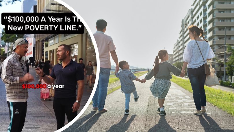 The businessman argued soaring housing and household costs have made a six-figure income insufficient to raise two children in Australia.