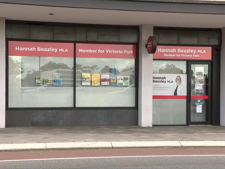 Office of Hannah Beazley MLA | Member for Victoria Park.
PICTURE: 7NEWS
