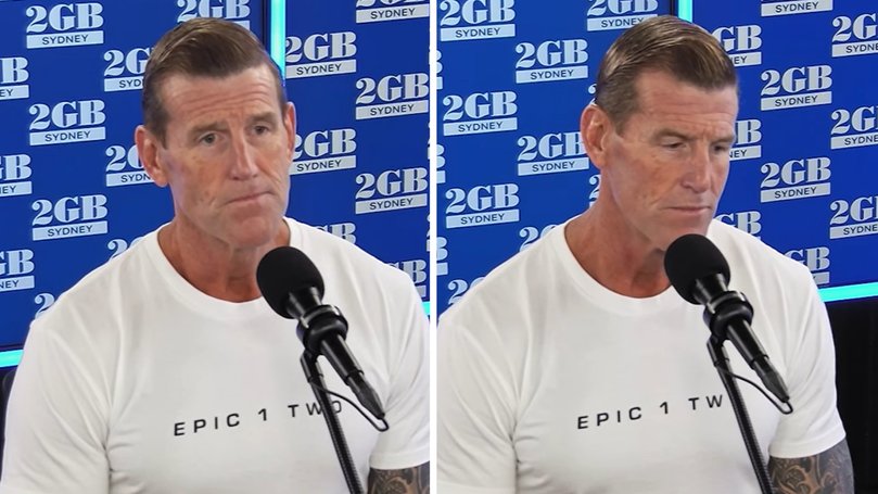 Ben Roberts-Smith during the interview. 