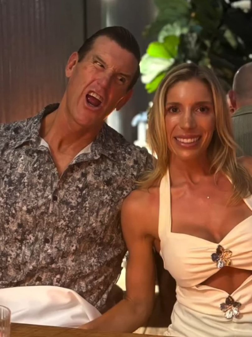 Ben Roberts-Smith with his partner Sarah Matulin.