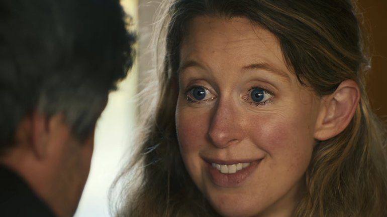 Elizabeth Holmes in You Can See Everything.