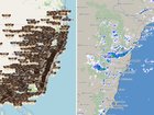 Moths on their annual migration could be blowing out the BoM radar’s rain reading. 