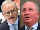 Barnaby Joyce has blasted Anthony Albanese over his response to a controversial document circulated by his office targeting Helen Haines as David Pocock demands more accountability from the PM.