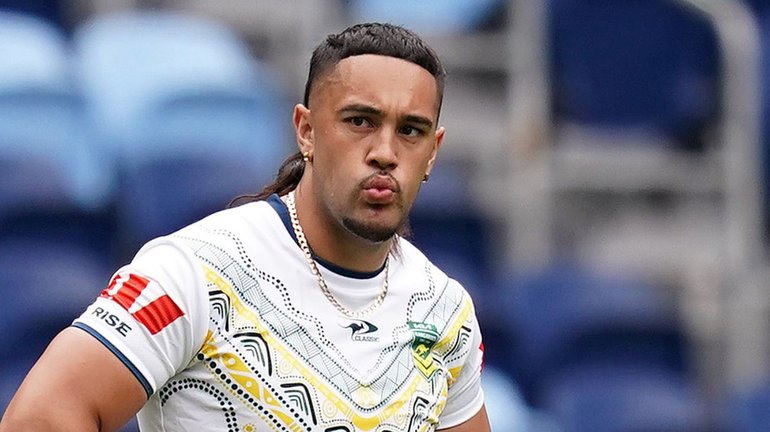Keaon Koloamatangi is proud to represent Australia at the World Cup. 