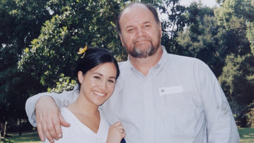 Meghan Markle and her father Thomas Markle.