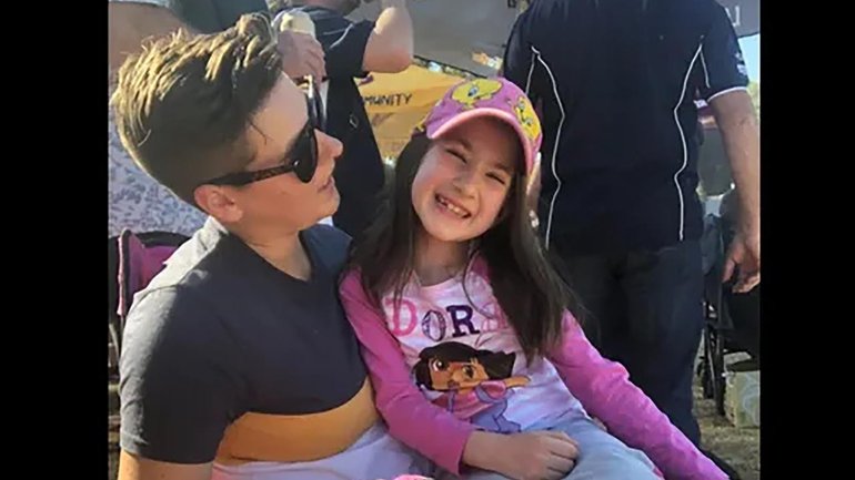 Jayde Struhs, left, spoke of how sister Elizabeth's future was ripped away by their parents. (PR IMAGE PHOTO)