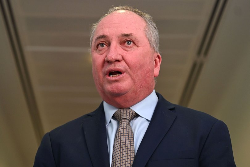Barnaby Joyce said it was “infuriatingly ridiculous” for Mr Albanese to not apologise for the dirt file.