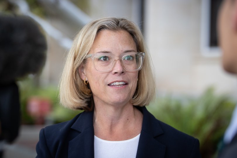 A man holding nunchucks allegedly abused staff at WA Minister Hannah Beazley’s electorate office. 