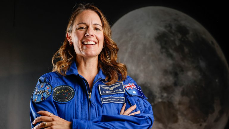 Australian astronaut Katherine Bennell-Pegg.