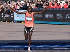 Sydney Marathon champ Peres Jepchirchir has been provisionally suspended for a positive drugs test. (Nadir Kinani/AAP PHOTOS)