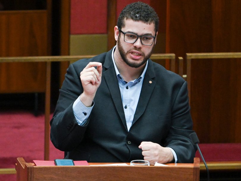 Senator Jordon Steele-John now says he will take leave from parliament. Picture: NewsWire / Martin Ollman