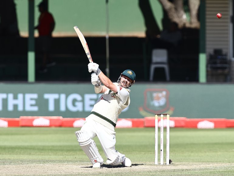 Travis Head was a shining light in Australia’s second innings. 
