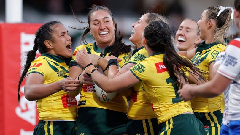 The Jillaroos have cruised to a big win over England.