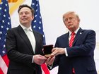 Elon Musk and Donald Trump have pointed the finger at each other for the Starlink restrictions. (AP PHOTO)