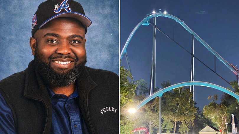 A 42-year-old teacher was identified as the man who was killed in the horrific rollercoaster accident.