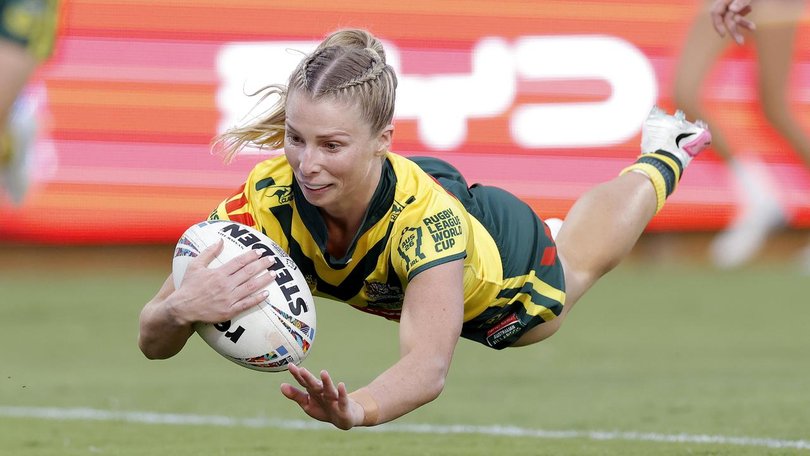 The Jillaroos have soared into the World Cup semis, thanks to a 78-point thrashing of England.