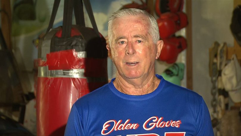 Stephen March was asked to judge the boxing event at Fitzy’s on Saturday night.