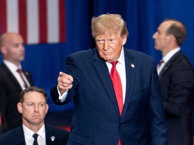 Donald Trump launched a scathing attack on Norway at a campaign rally. 
