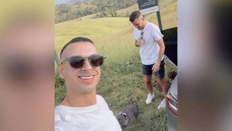 Beau Lamarre-Condon (left) is accused of murdering his ex-lover and the man's new boyfriend. (HANDOUT/SURPEME COURT OF NEW SOUTH WALES)