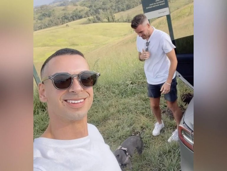 Beau Lamarre-Condon (left) is accused of murdering his ex-lover and the man's new boyfriend. (HANDOUT/SURPEME COURT OF NEW SOUTH WALES)