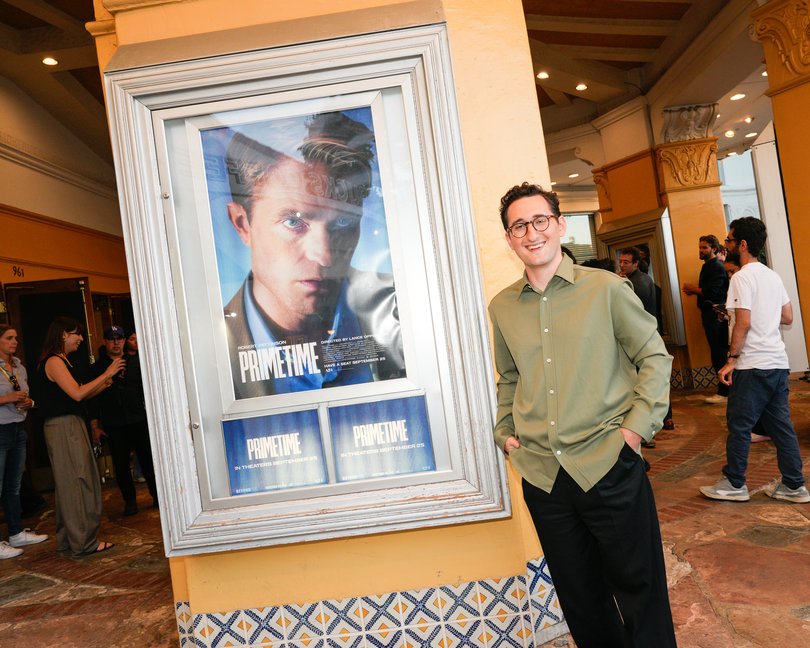Lance Oppenheim at the Los Angeles premiere of Primetime.