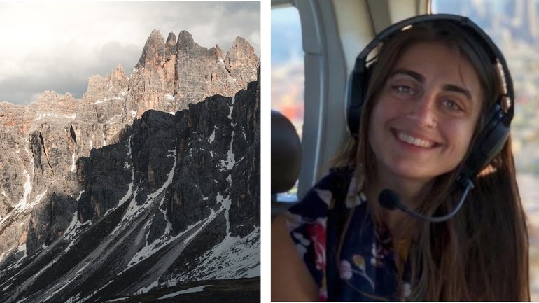 US Michelle Alejandra Rubio Leiva was on hiking in the Dolomites in Italy when she fell off a cliff.